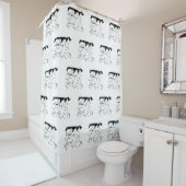 Rideaux De Douche Visages sous la douche (En situation)