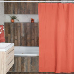 Rideaux De Douche Vivre Coral Solide Couleur Salle de bain