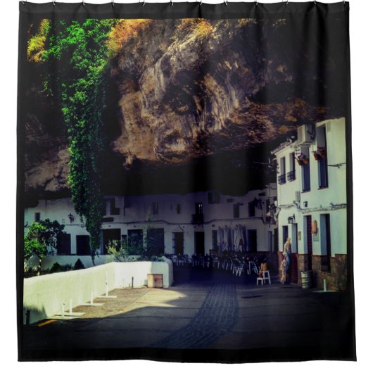 RIDEAUX DE DOUCHE VIVRE DANS LA MONTAGNE (Devant)