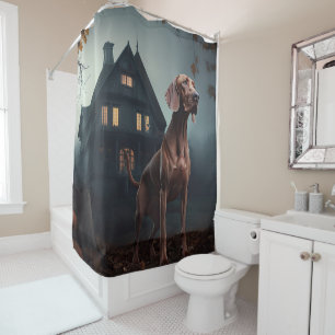 Rideaux De Douche Vizsla Halloween Effrayant