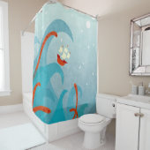 Rideaux De Douche Voile Sea Monster (En situation)