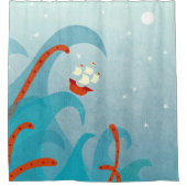 Rideaux De Douche Voile Sea Monster (Devant)