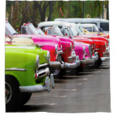 Rideaux De Douche Voitures classiques de Cuba (Devant)