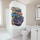 Rideaux De Douche Voitures classiques de muscle (En situation)