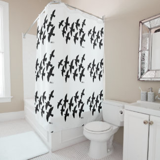 Rideaux De Douche Vol de pigeons
