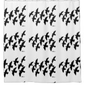 Rideaux De Douche Vol de pigeons (Devant)