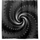 Rideaux De Douche Vortex foncé fractal (Devant)