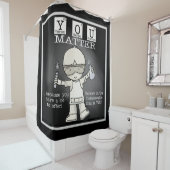 RIDEAUX DE DOUCHE VOUS COMPTEZ (En situation)