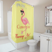 Rideaux De Douche Vous Êtes Flamant rose Hot Thunder_Cove (En situation)