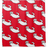 Rideaux De Douche Vous êtes là ! ? Doodles de chat (Devant)