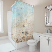 Rideaux De Douche Voyage de la tortue de mer (En situation)