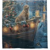 Rideaux De Douche Voyage festif de Noël au Labrador (Devant)