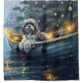 Rideaux De Douche Voyage festif de Noël Havanais (Devant)