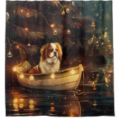 Rideaux De Douche Voyage festif de Noël japonais Chin (Devant)