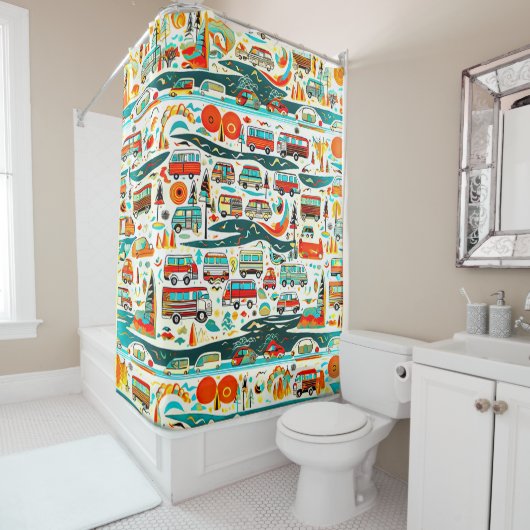 Rideaux De Douche Voyages RV (En situation)