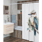 Rideaux De Douche Vrai bleu Kookaburra