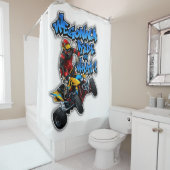 Rideaux De Douche VTT - On Va Circuler Ou Quoi ? (En situation)