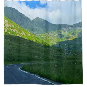 Rideaux De Douche Vue alpine de Transfagarasan – Art montagneux de R