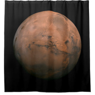 Rideaux De Douche Vue de la planète Mars (Paysage martien) (NASA)