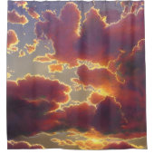 Rideaux De Douche Vue majestueuse du ciel (Devant)