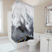 Rideaux De Douche Vue Panoramique Sur Everest Mountain (En situation)