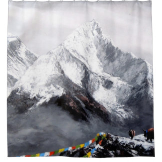 Rideaux De Douche Vue Panoramique Sur Everest Mountain