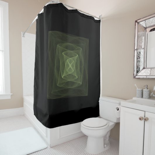 Rideaux De Douche Vues fractales 160322-200 (En situation)