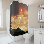Rideaux De Douche Wallows Fire Sky...... (En situation)