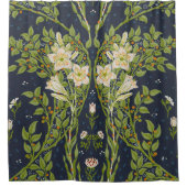 Rideaux De Douche Walter Crane Branches Berry avec Lys blancs (Devant)
