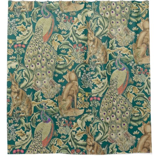 Rideaux De Douche Walter Morris "Forest" (Devant)