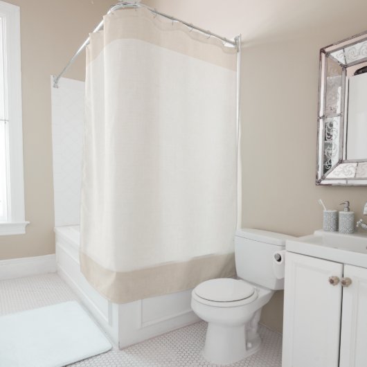 Rideaux De Douche Washed Pearl (En situation)