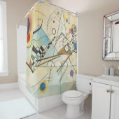 Rideaux De Douche Wassily Kandinsky-Composition IV 1911-Abstraite (En situation)