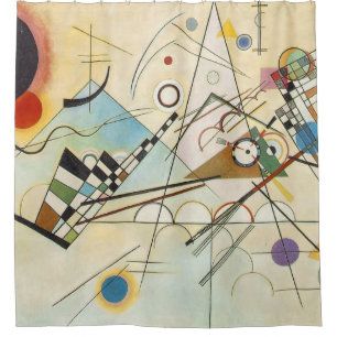 Rideaux De Douche Wassily Kandinsky-Composition IV 1911-Abstraite