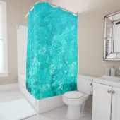 Rideaux De Douche Water pool turquoise background (En situation)