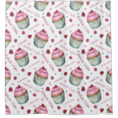 Rideaux De Douche Watercolor cupcakes (Devant)