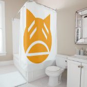 Rideaux De Douche Weary Emoji Cat (En situation)