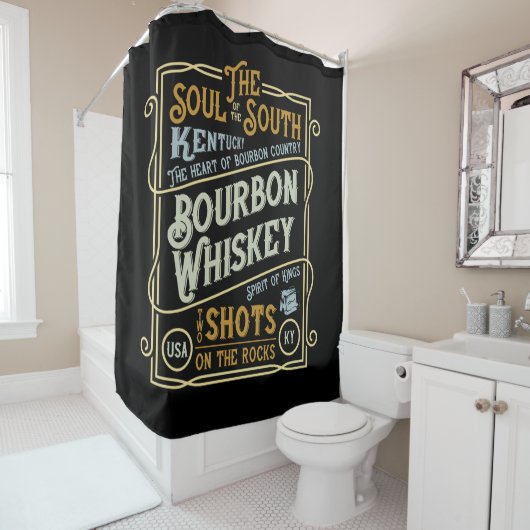 Rideaux De Douche Whiskey (En situation)