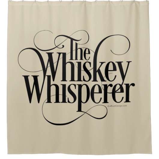 Rideaux De Douche Whiskey Whisperer (Devant)