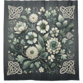 Rideaux De Douche Whispered Clover Knotwork Garden (Devant)