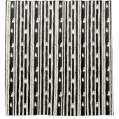 Rideaux De Douche Whispers Between Stripes : Un Refrain Ghomajorité (Devant)