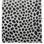 Rideaux De Douche White Leopard Elegant Moderne Collection Luxe (Devant)