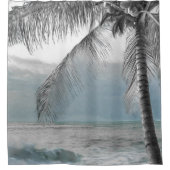 Rideaux De Douche White Palm Coconut Tree (Devant)