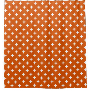 Rideaux De Douche White polka crosses