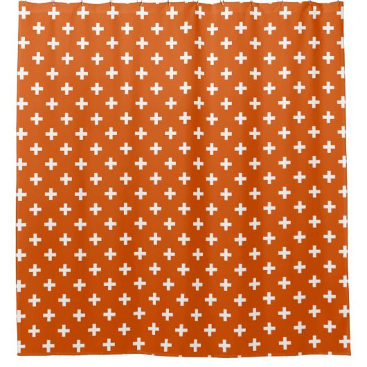 Rideaux De Douche White polka crosses (Devant)