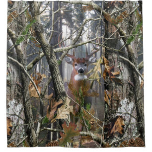 Rideaux De Douche Whitetail dans les bois
