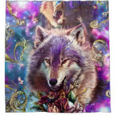 Rideaux De Douche Wild Majesty Wolf (Devant)