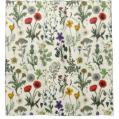 Rideaux De Douche Wildflowers collage (Devant)