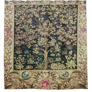 Rideaux De Douche Willam Morris de beaux designs et créations, Vint