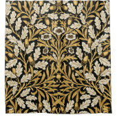 Rideaux De Douche William Mirrors Acorns & Oak Leaves Autumn Garden (Devant)