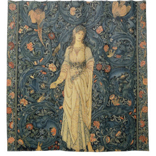 Rideaux De Douche William Morris antique Flora